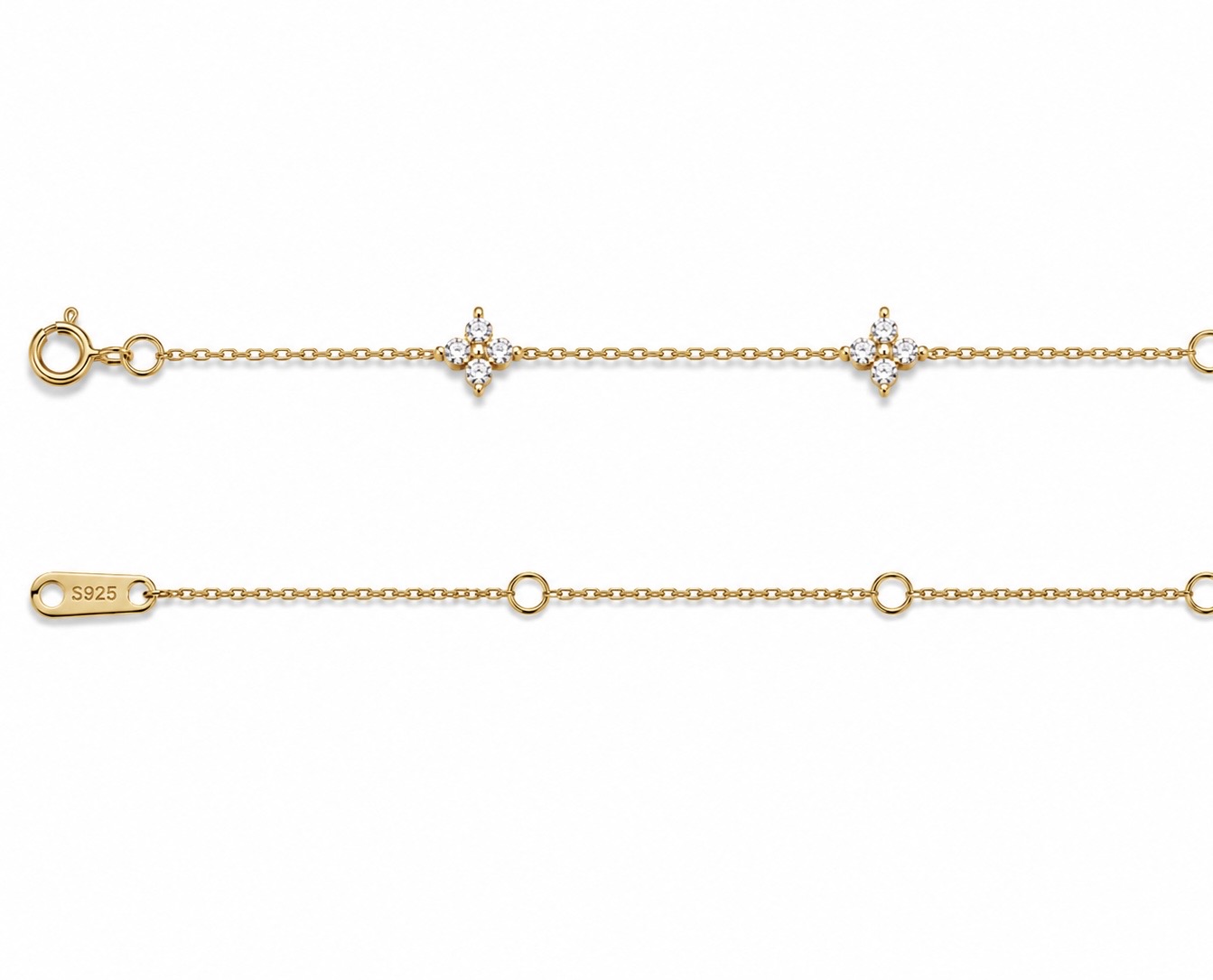Celeste Clover Bracelet