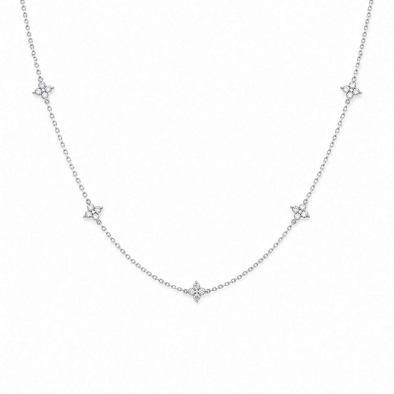 Celeste Clover Necklace