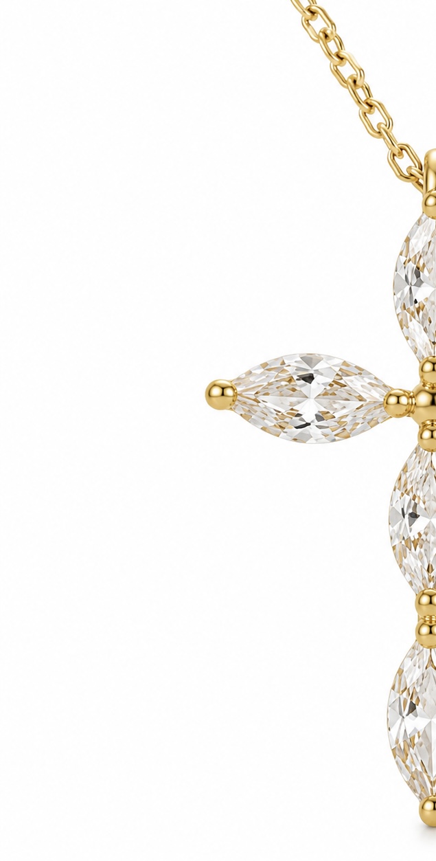 Florea Cross Necklace