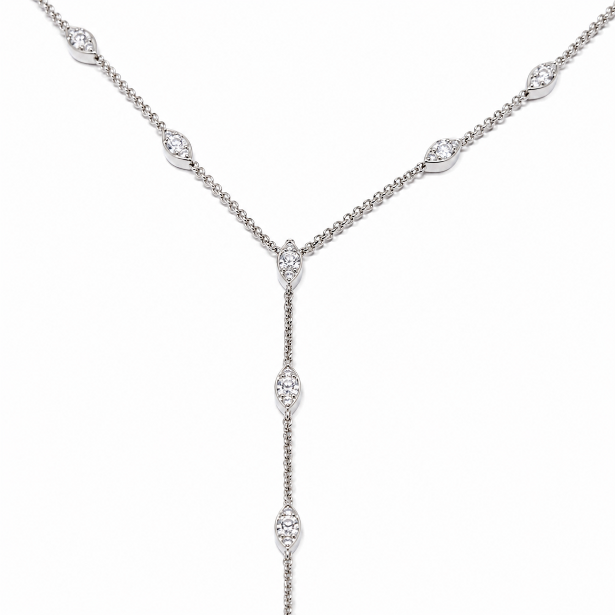 Zircon Droplets Necklace